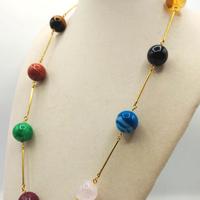 Collana Pietre Dure  Multicolori