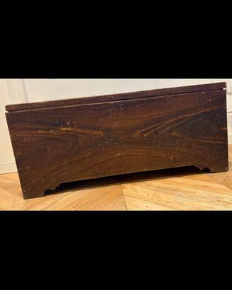 Baule/cassapanca in legno Vintage-