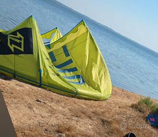 set kite north evo 7mq  e 10 mq + barra