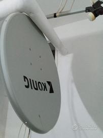 Scaldabagno e antenna parabolica