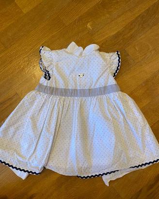 vestito chicco bambina double face 12 mesi
