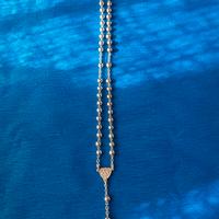 Rosario in vero argento 