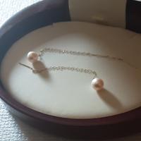 Orecchini oro 18kt con perle 