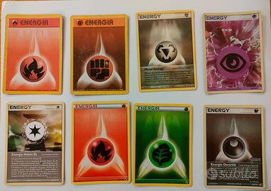 Carte Pokémon ENERGIA/ENERGY. 