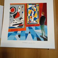 Ugo Nespolo serigrafia firmata e numerata original