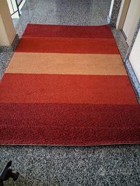 tappeto moderno rosso