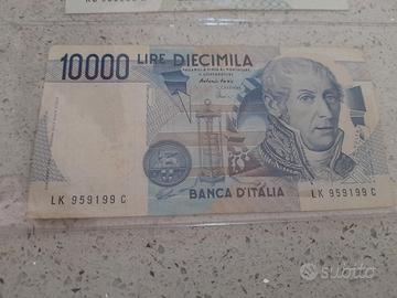 Banconota 10000 Lire Alessandro Volta