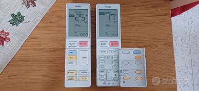 Clima,climatizzatore,telecomando haier