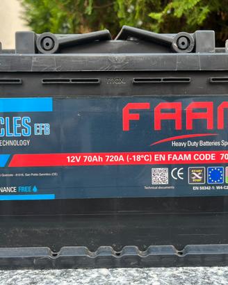 BATTERIA 12V 70Ah