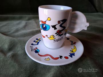 Tazzina Lavazza EURO disegno Ugo Nespolo