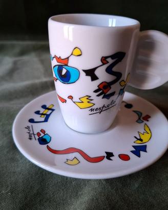 Tazzina Lavazza EURO disegno Ugo Nespolo