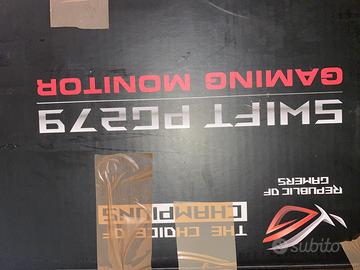 Monitor da gaming asus rog pg279