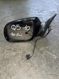 Specchietto Retrovisore Sinistro Per Audi Q5 2011