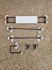 Set accessori bagno a muro