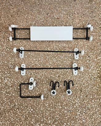 Set accessori bagno a muro