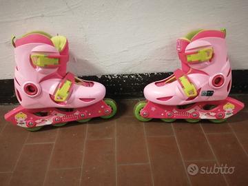 Pattini bimba incluse protezioni e borsa 