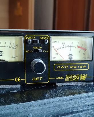 Zetagi 203W Wattmetro / Rosmetro 1KW