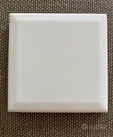 71 piastrelle in ceramica bianca cristalline 10x10