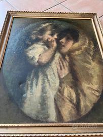 Antiquariato dipinto ~1875  Tranquillo da Cremona
