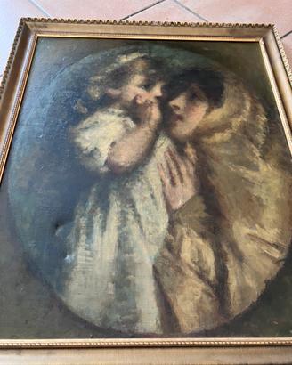 Antiquariato dipinto ~1875  Tranquillo da Cremona