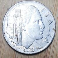 Moneta 20 centesimi di lire