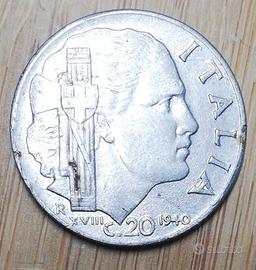 Moneta 20 centesimi di lire