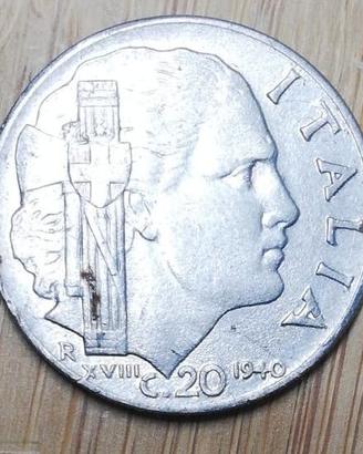 Moneta 20 centesimi di lire