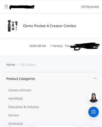 DJI Osmo Pocket 4 nuova - alcuni accessori creator