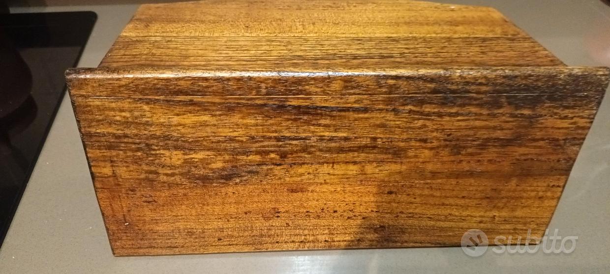 Portalettere In Legno Da Parete 2 Posti Portachiavi Decorazione Shabby - 5
