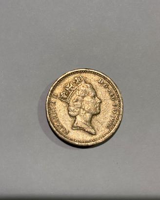 One pound elizabeth II 1996