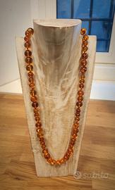 Collana Vintage in Ambra Baltica