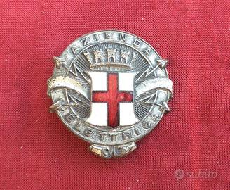 Distintivo anni 30/40 AEM Milano originale marcato