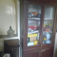 Vetrina in vetro antica