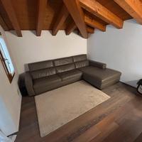 Divano Poltrone&Sofa’ 320 cm Vera pelle Marrone