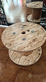 Tavolo in legno da bobina - Riciclo creativo