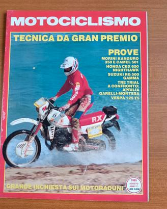 Rivista Motociclismo 1985 Suzuki RG 500 Gamma Vesp