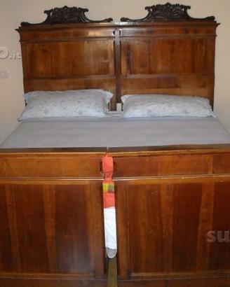 Letto antiquariato primi Novecento
