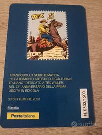 🇺🇲 Tex Willer francobollo celebrativo