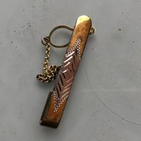 Fermacravatte misto argento