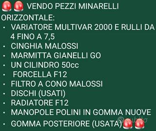 RICAMBI MINARELLI ORIZZONTALE (F12, AEROX..)