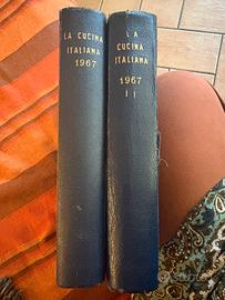 La cucina italiana -annata completa 1967- 2 volumi