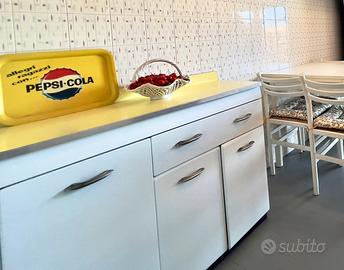 Console formica e metallo originale anni 70