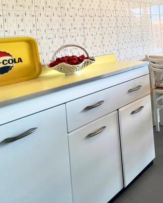 Console formica e metallo originale anni 70