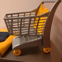 carrello spesa e cucinetta da viaggio