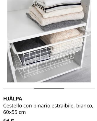 4 cestelli per ikea platsa 60x55