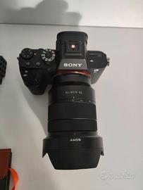 Fotocamera Sony a7sii con ottiche e accessori