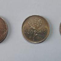 TRE MONETE  ITALIANE
