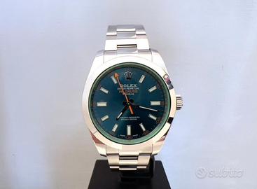 Rolex Milgauss 116400GV “Z-Blue” full set italiano