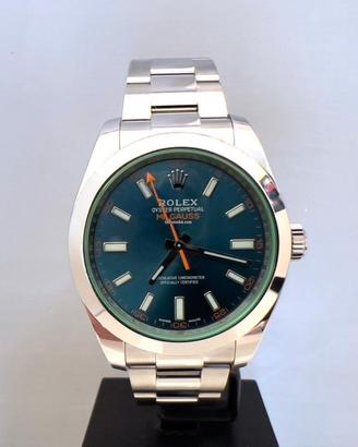 Rolex Milgauss 116400GV “Z-Blue” full set italiano