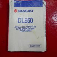 LIBRETTO USO E MANUTENZIONE SUZUKI DL 650